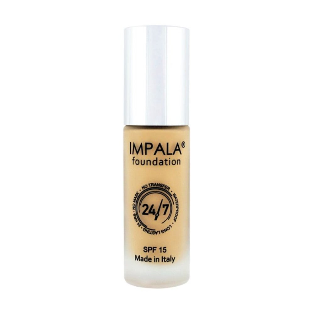 Стійкий тональний крем для обличчя Impala Waterproof Foundation 24/7 SPF 15, 01 Cooler Bone, 30 мл